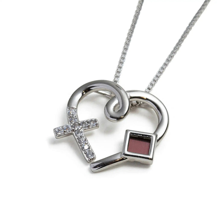 Heart & Cross Necklace - Jewelry with the Bible