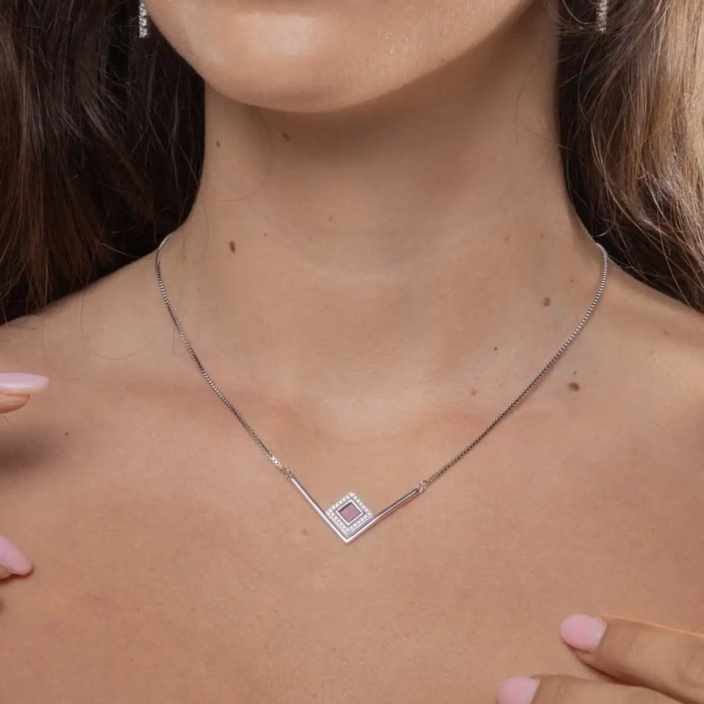 V Necklace - Jewelry with the Bible