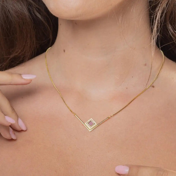 V Necklace - Jewelry with the Bible